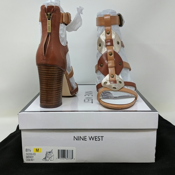 Nine West Braddy Caged Block Heel Sandal - Picture 3 of 8